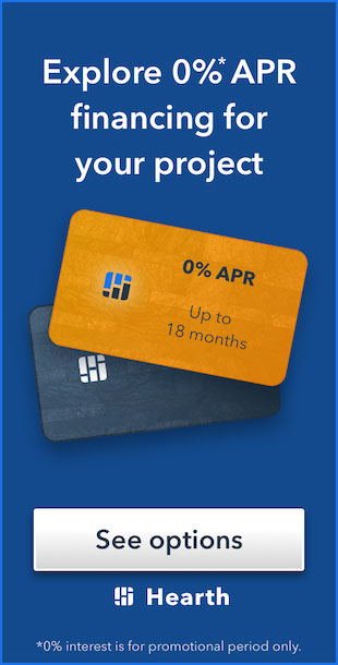 0% APR Financing for Your roject